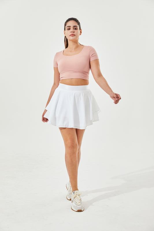 Cooling Power Skort With Inner Tights