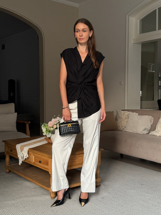 Cooling & Breathable Wrinkle-Free Twirl Top