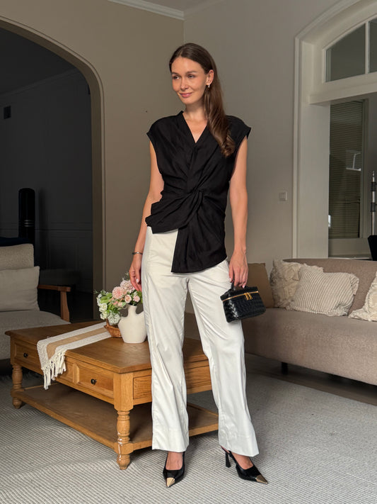 Cooling & Breathable Wrinkle-Free Twirl Top