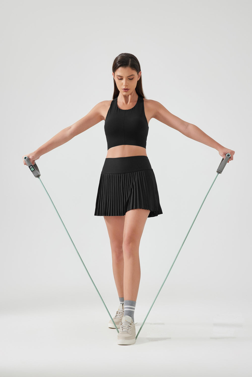 Buy 1, Get 1 Free - Tummy Tucking & Cooling Ignite Skort With Hidden Pockets