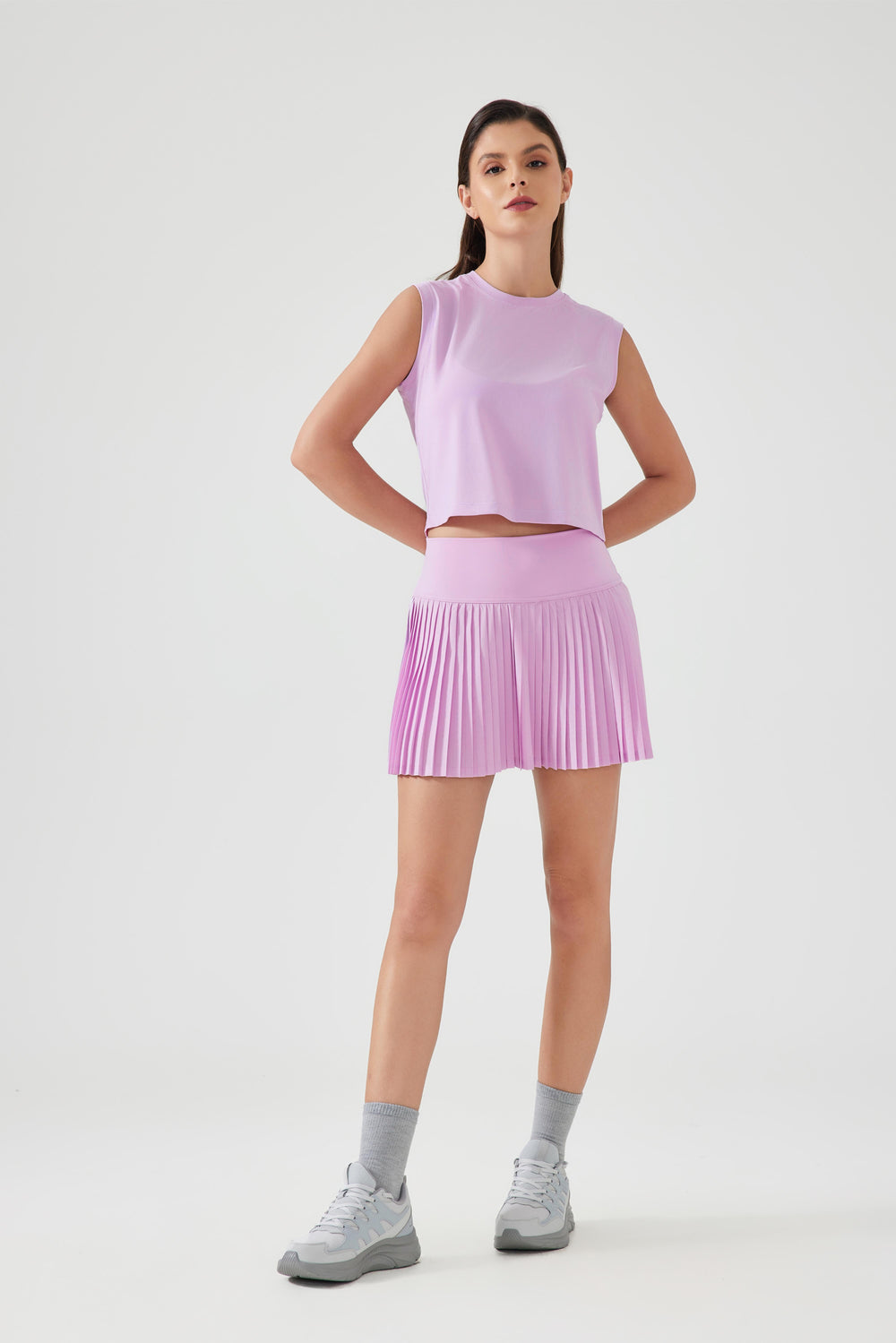 Buy 1, Get 1 Free - Tummy Tucking & Cooling Ignite Skort With Hidden Pockets