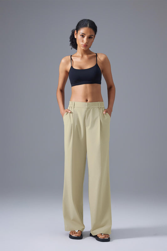 Cooling, Breathable Wrinkle-Free Conquer Wide Leg Trousers