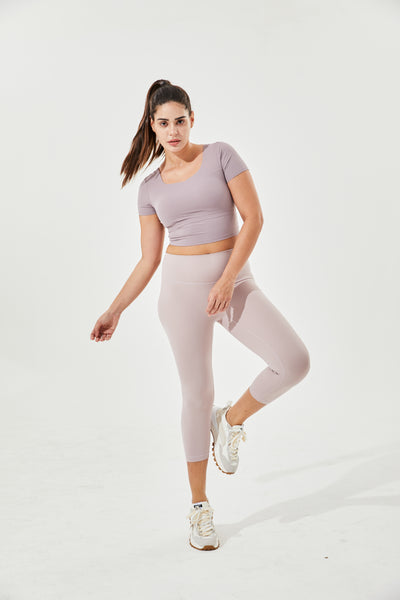 High-Waist Buttery Soft Tummy Control 7/8 Ardor Camel-Toe Proof Everyday Leggings With Inner Pocket