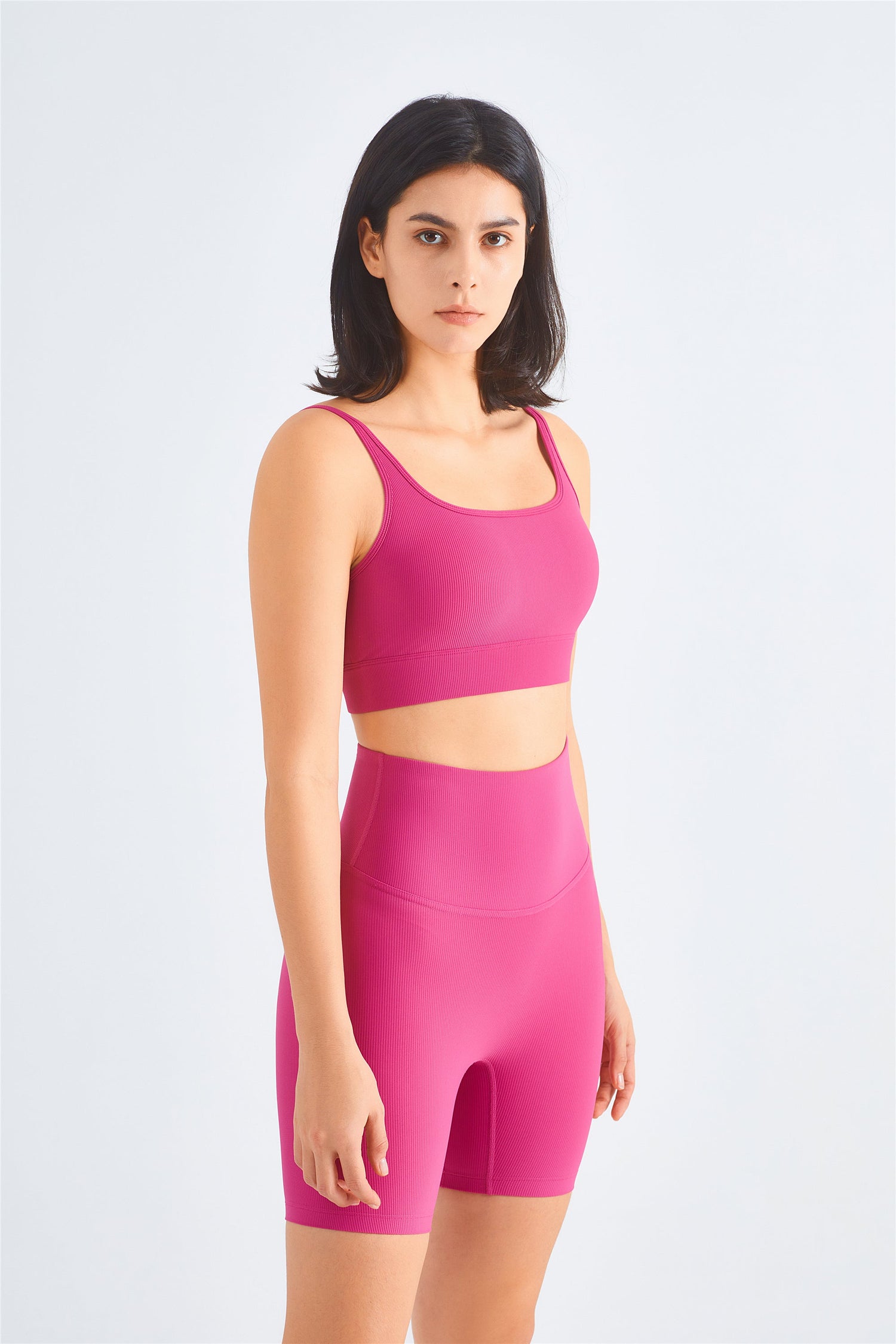 Movement Ribbed Sports Bra with Clasp