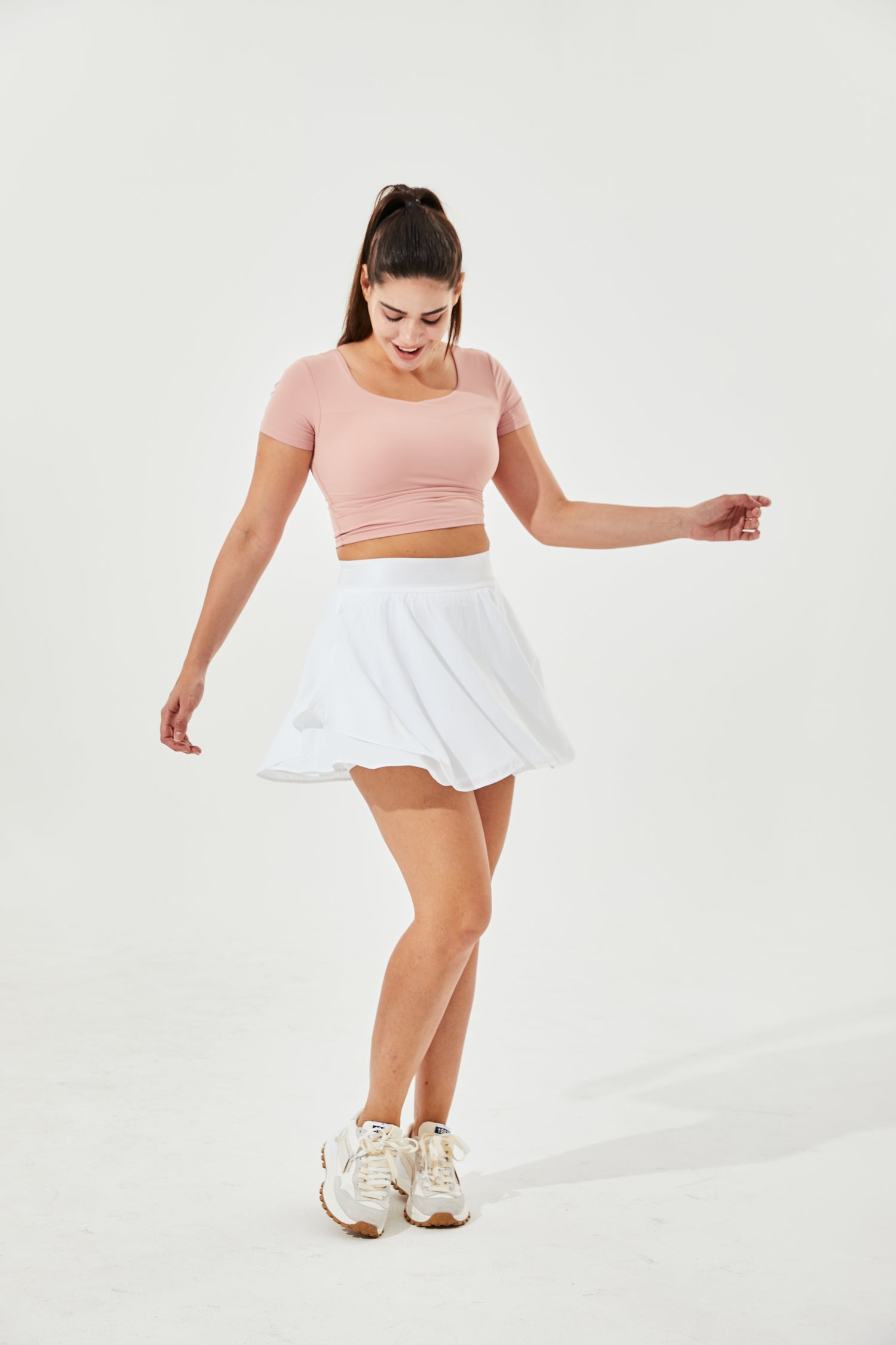 Cooling Power Skort With Inner Tights
