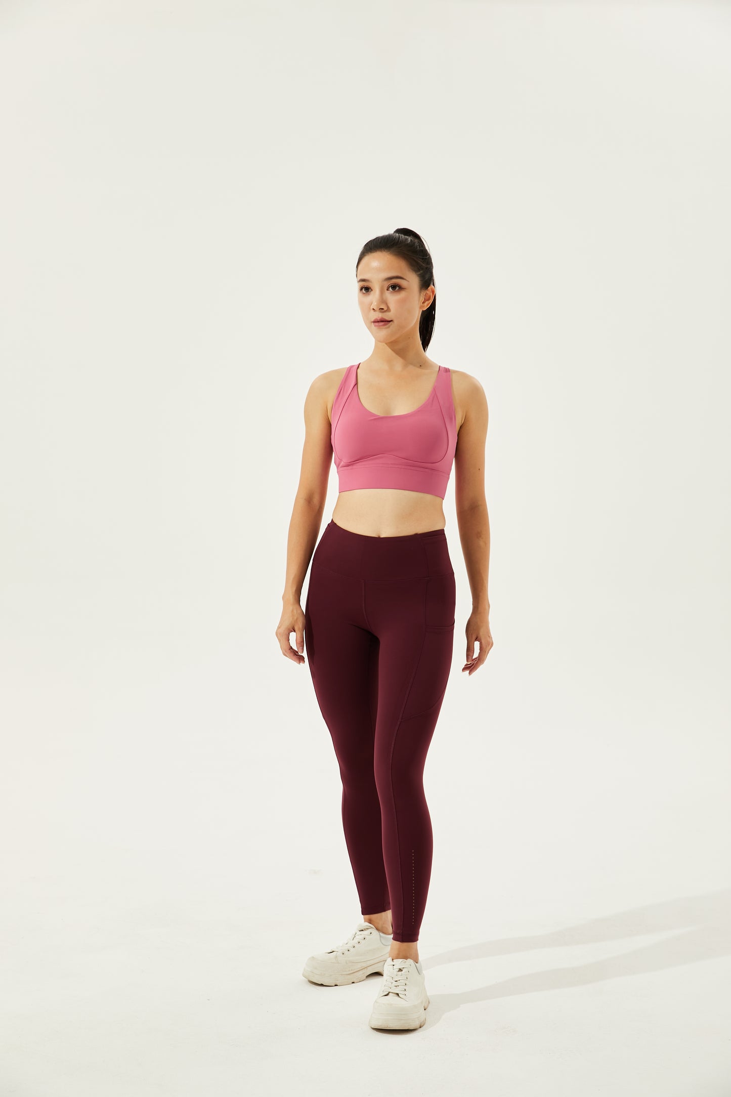 High-Waist Buttery Soft Camel-Toe Proof Snazzy High Intensity Leggings With 5 Pockets