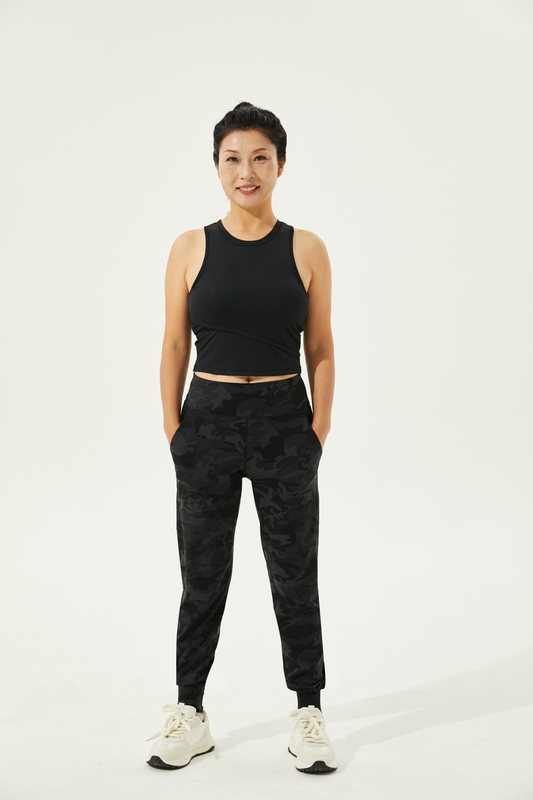 Tangs Display - High Waist Buttery Soft Wanderlust Joggers With Cuffs