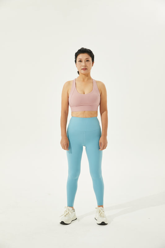 High Impact Buttery Soft Winsome Sports Bra With Clasps.