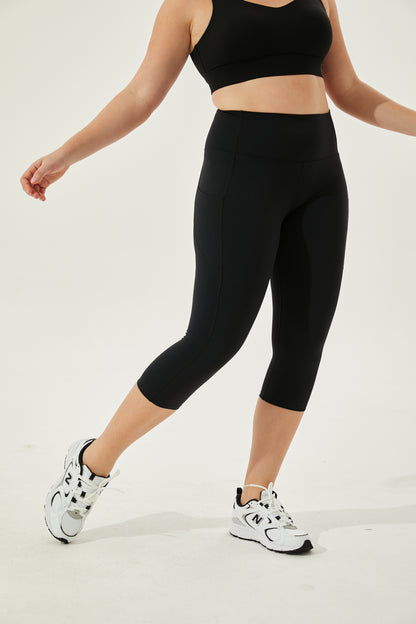 Buy 1, Get 1 Free - High-Waist 7/8 Buttery Soft & Cooling Camel-Toe Proof Courage Leggings With 3 Pockets