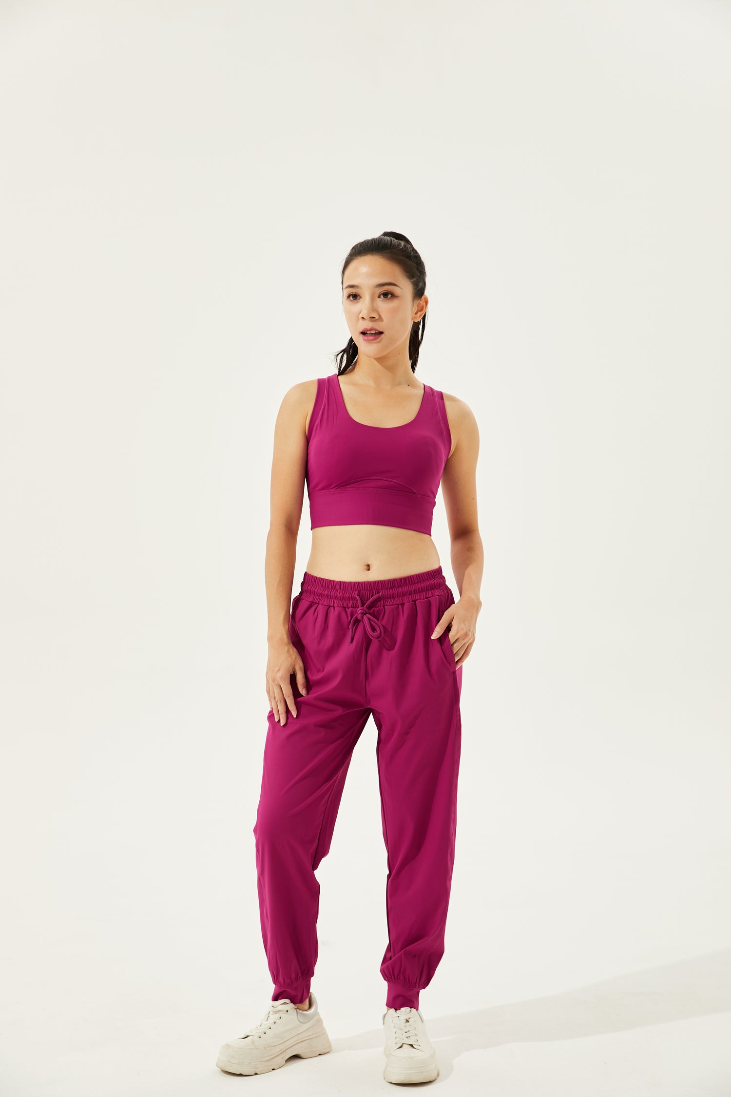 High-Waisted Silky & Cooling Luxe Joggers with Cuffs