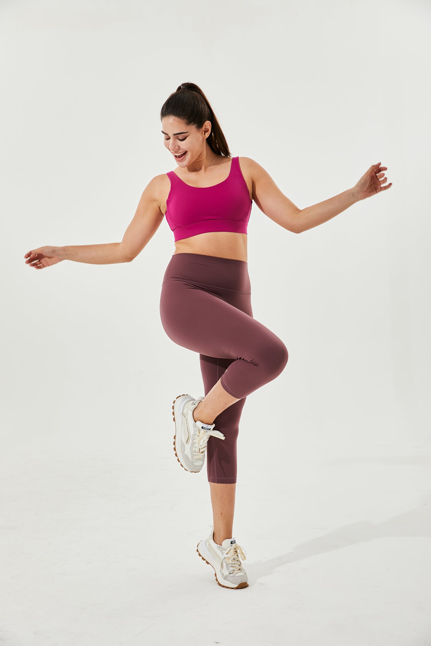  ZUMBA Ankle Tummy-Control High Waisted Leggings for