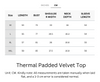 Buy 1, Get 1 Free - Thermal Padded Velvet Top With Hand Warmers - For Cold Climates