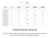 Cooling, Buttery Soft & Stretchy Fresh Denim Shorts With Tummy Control