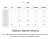 Cooling & Buttery Soft With Tummy-Tucking Waistline Motion Denim Shorts With Pockets