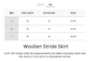 Wool Stride Skirt With Stretchy Waistband & Pockets - For Cold Climates