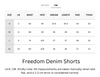 Cooling, Buttery Soft With Tummy Control Freedom Denim Shorts With Pockets