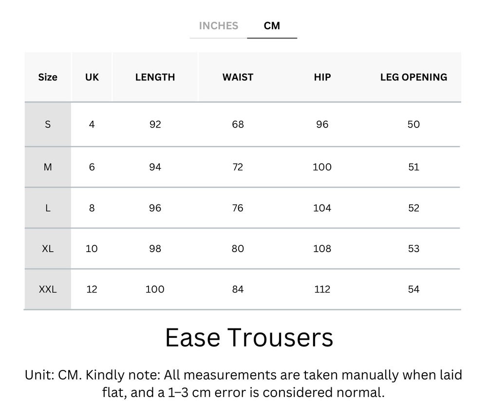 2-in-1 Cooling, Breathable & Wrinkle-Free Ease Trousers With Adjustable Waistband & Pockets