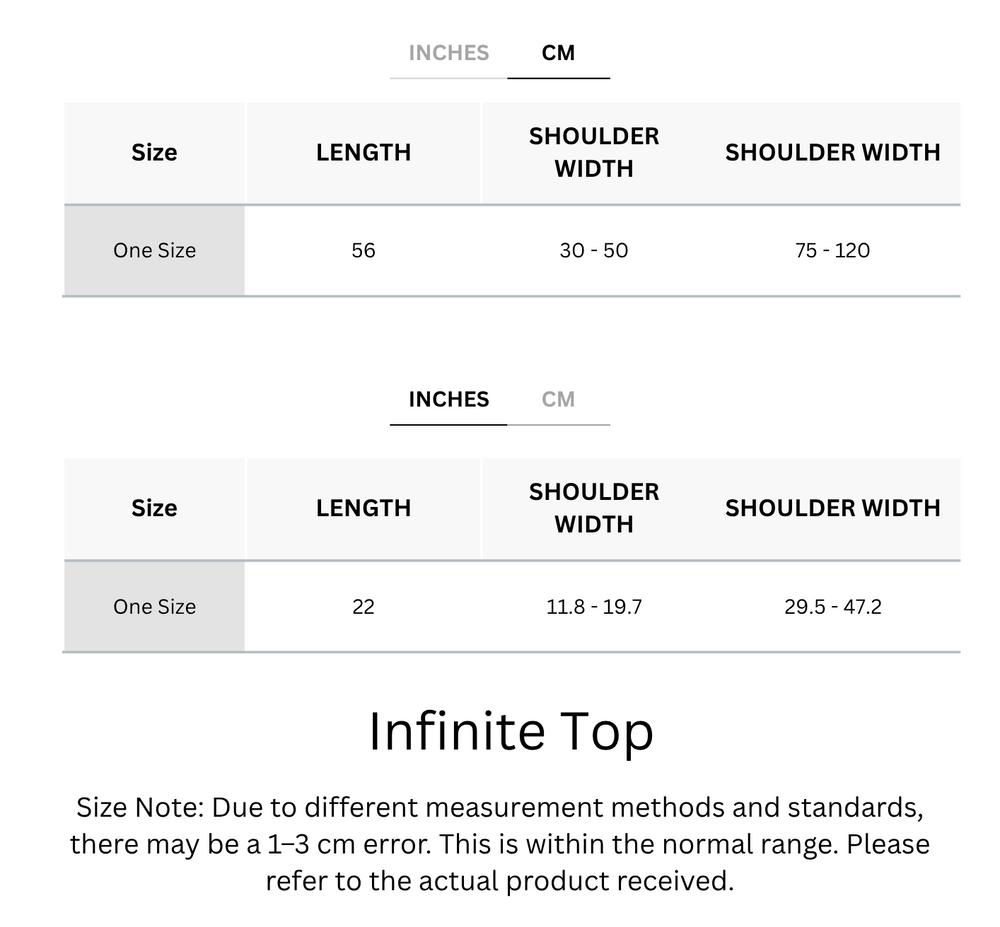 Cooling & Wrinkle-Free Infinite Top