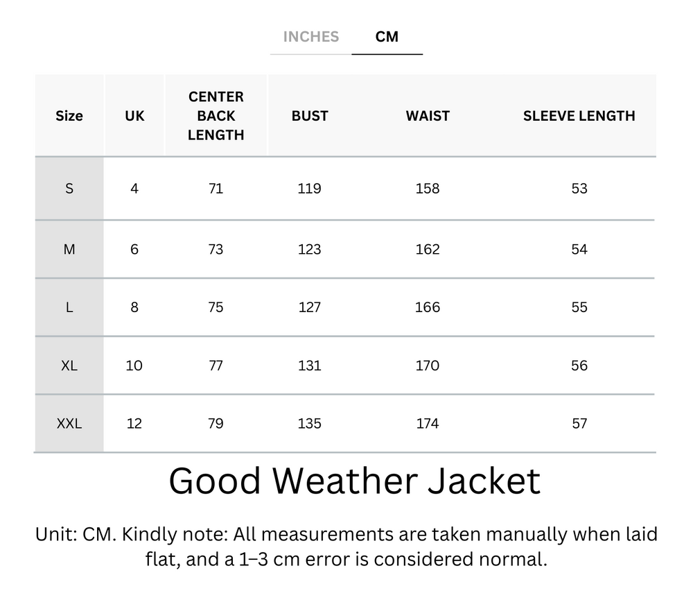 Windproof, Water-Resistant, Quick-Drying Good Weather Jacket With Pockets