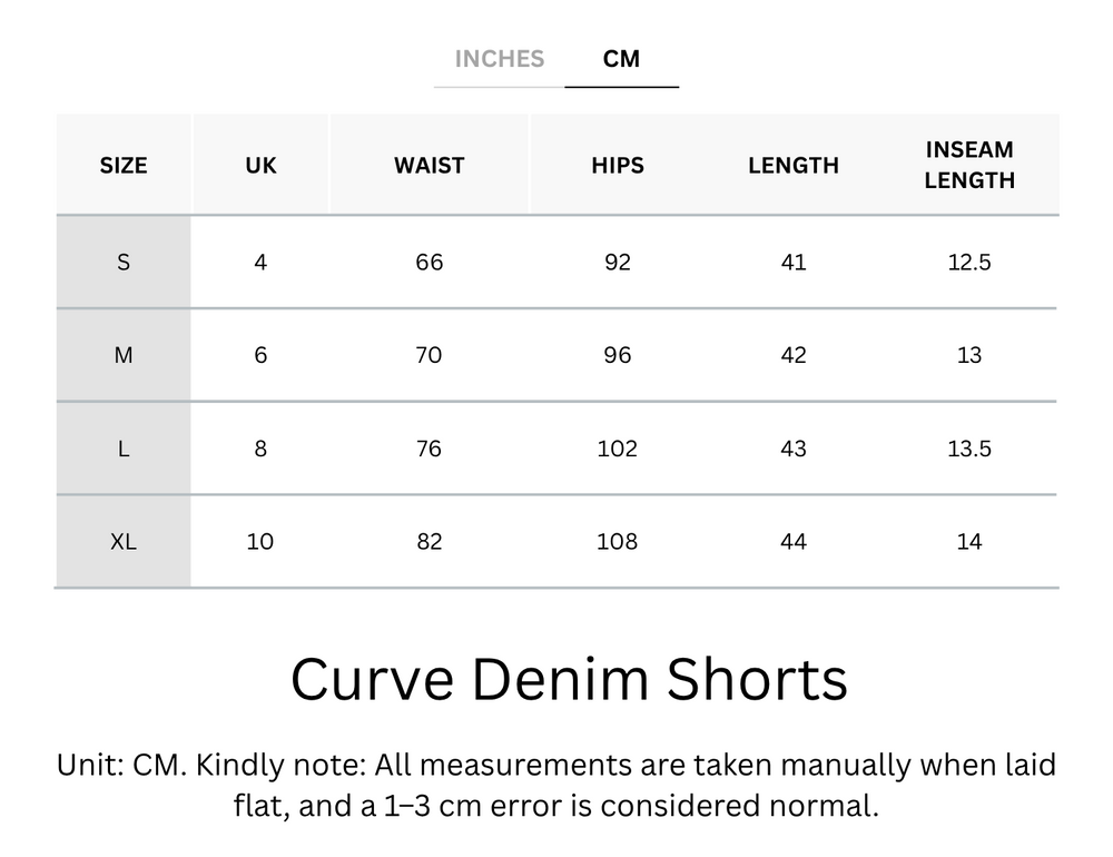Cooling, Buttery Soft, Stretchy Curve Tummy Control Denim Shorts