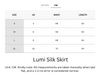 Cooling, Breathable & Crease-Free Lumi Silk Skirt With Zip