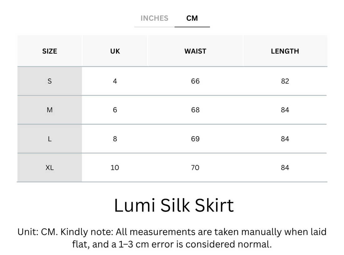 Cooling, Breathable & Crease-Free Lumi Silk Skirt With Zip