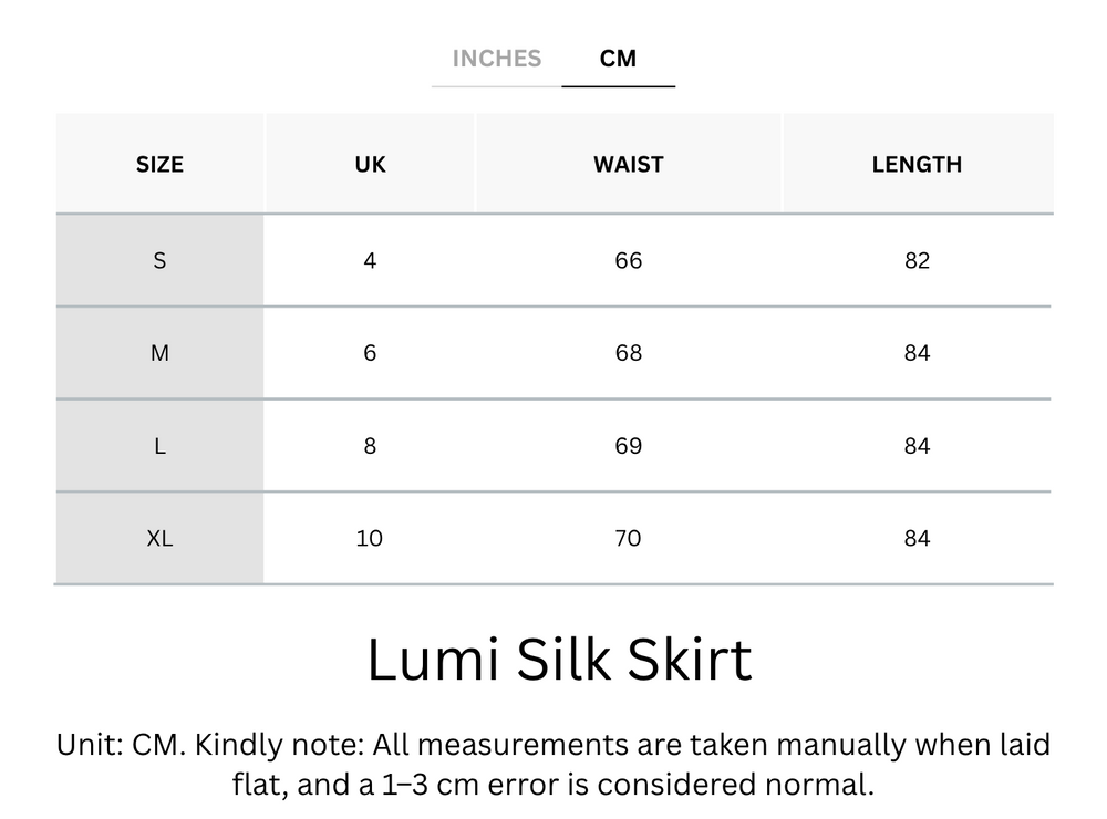 Cooling, Breathable & Crease-Free Lumi Silk Skirt With Zip
