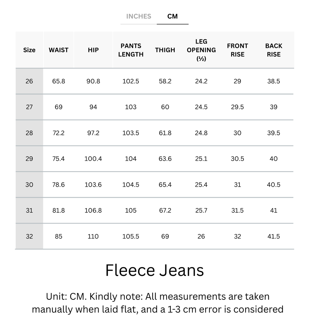 Buttery Soft Fleece Jeans With Pockets