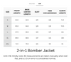 2-in-1 Waterproof & Windproof Bomber Jacket With Hidden Pockets