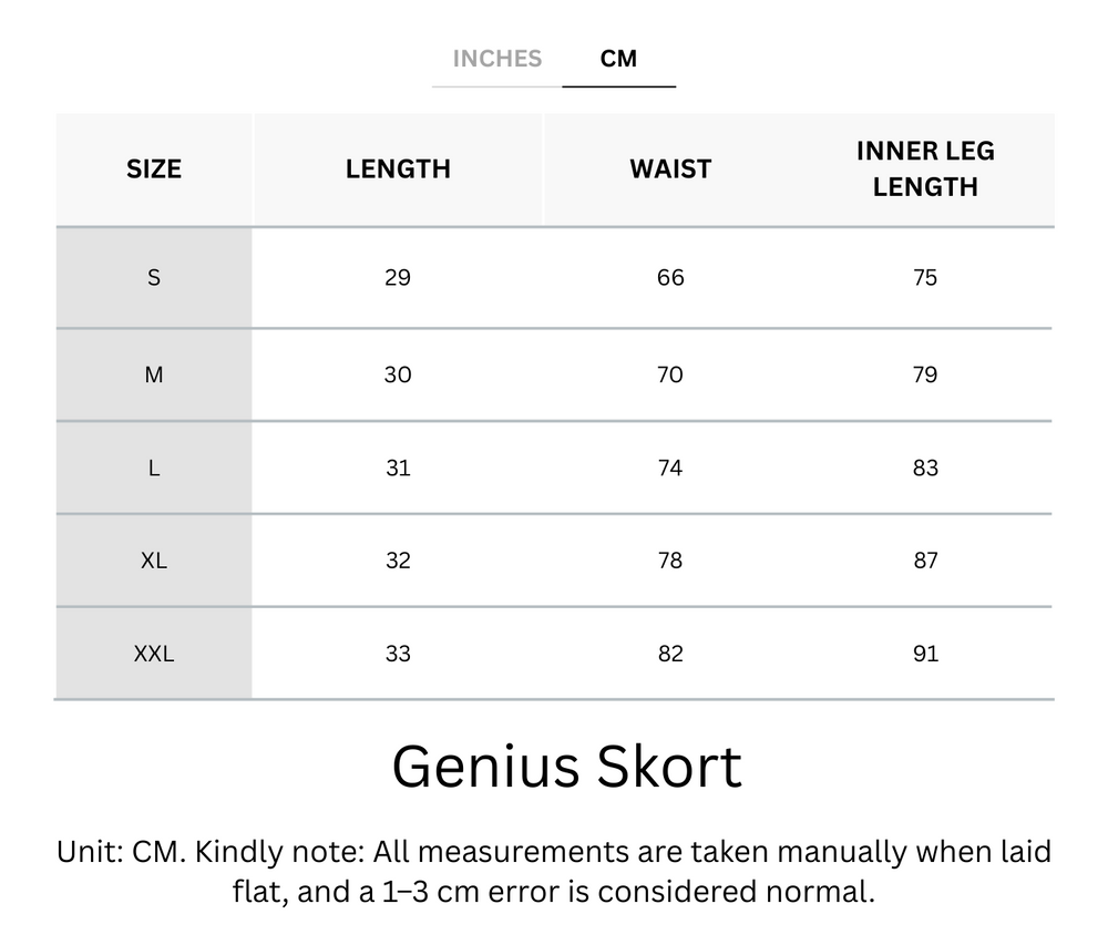 Buy 1, Get 1 Free - Cooling, Breathable Genius Skort With Inner Tights With Pockets