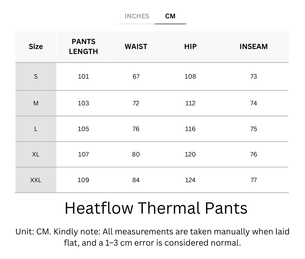 2-In-1 Heatflow Wrinkle-Free Thermal Pants With Adjustable Waistband & Pockets - For Cold Climate