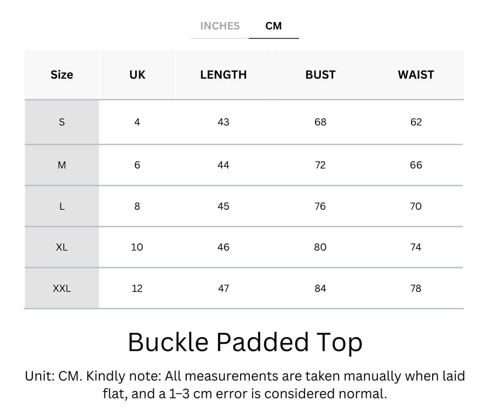 Buttery Soft & Cooling Buckle Padded Top