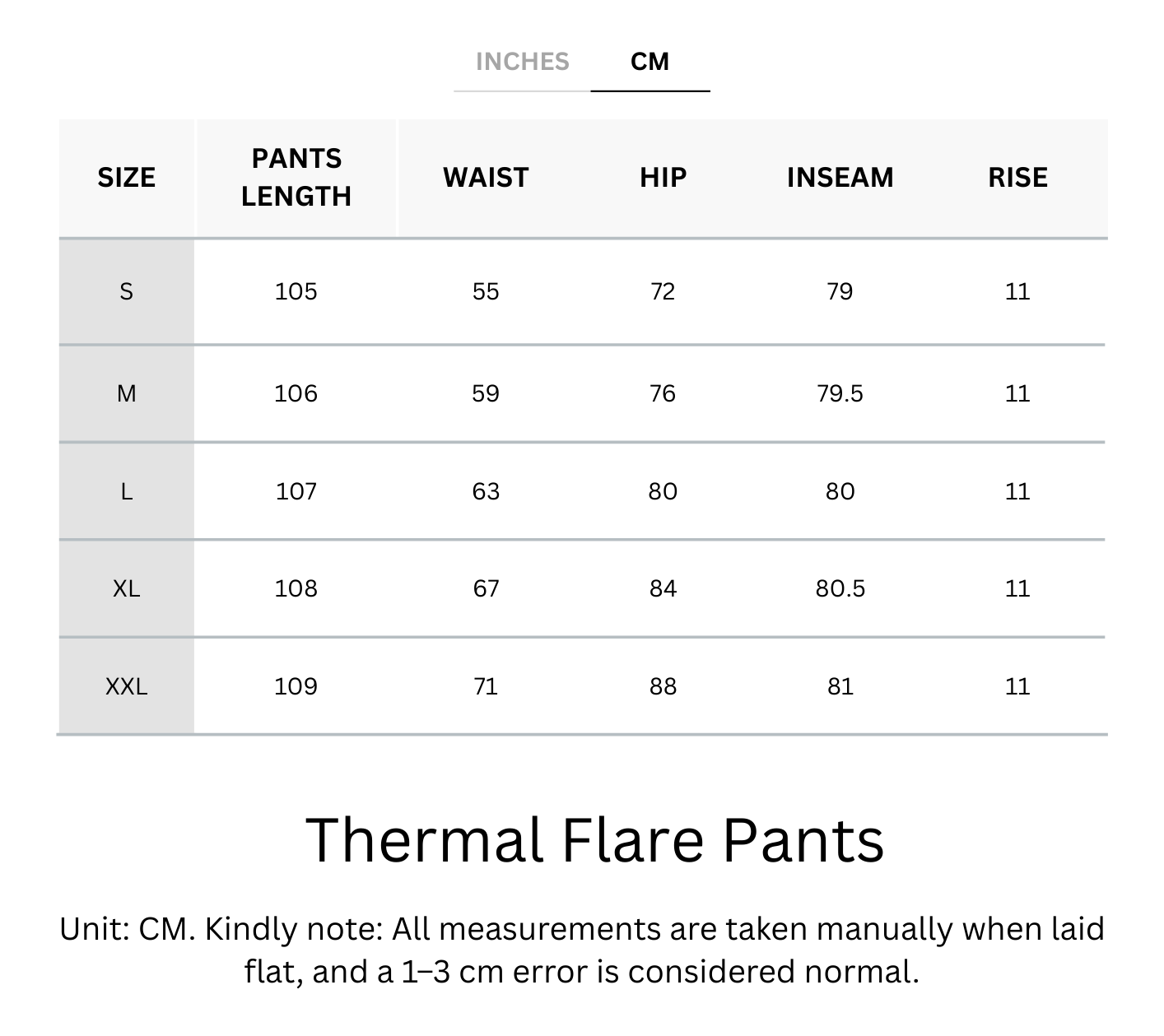 High-Waisted Camel-Toe Proof Thermal Flare Pants