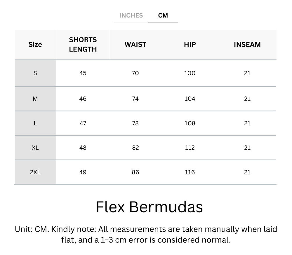 Buy 1, Get 1 Free - Wrinkle-Free & Stretchy Flex Bermudas With Stretchy Waistband & Pockets