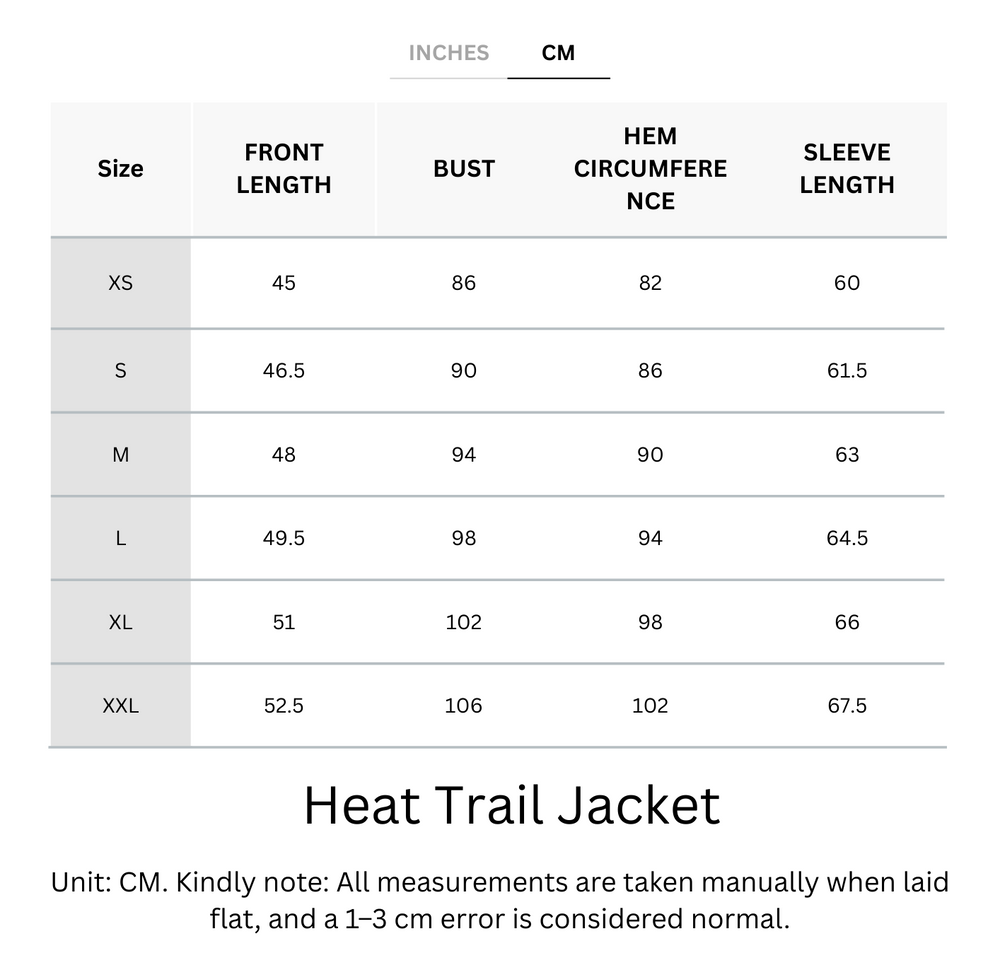 Temperature Regulating Windproof Heat Trail Jacket With Pockets With Zips