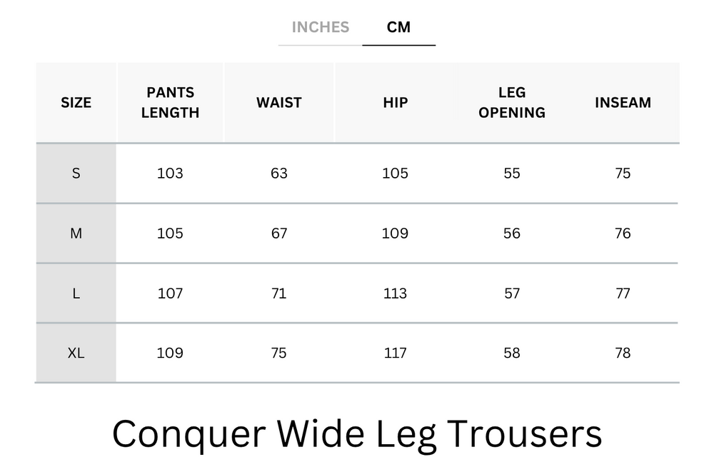 Cooling, Breathable & Wrinkle-Free Conquer Wide Leg Trousers
