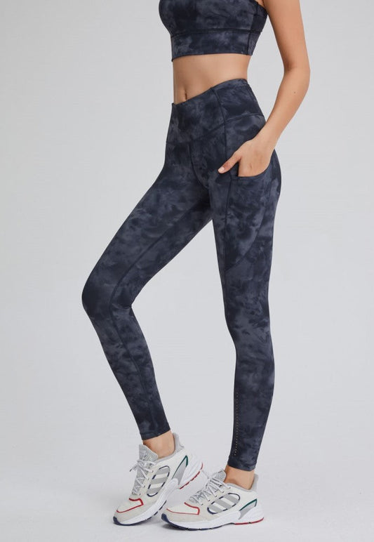High-Waist Buttery Soft Snazzy High Intensity Leggings With 5 Pockets