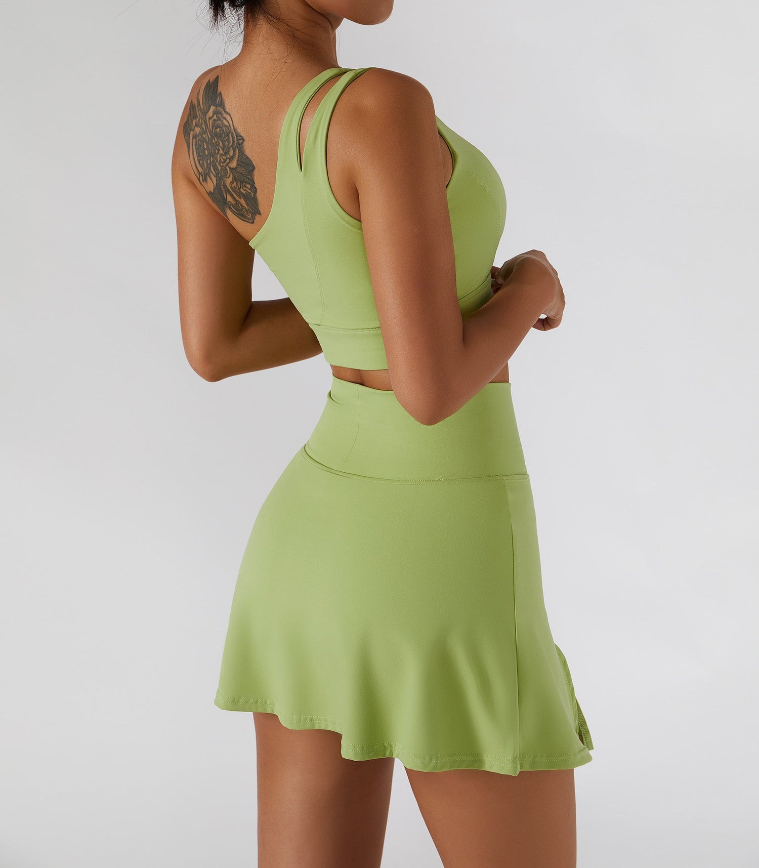 tennis sports bra / tennis skirt, tennis skorts, tennis shorts