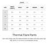 High-Waisted Camel-Toe Proof Thermal Flare Pants