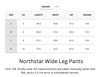 Wrinkle-Free, Cooling & Stretchable Tummy Control Northstar Wide Leg Pants With Pockets