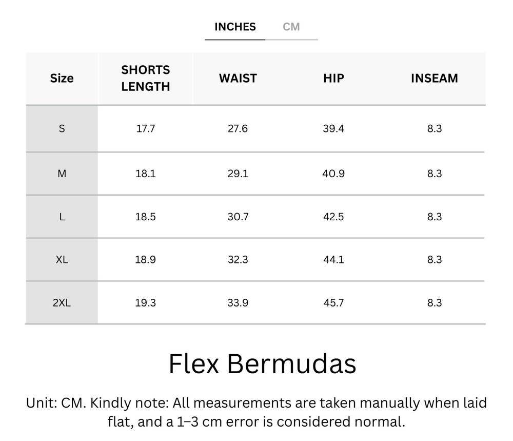 Buy 1, Get 1 Free - Wrinkle-Free & Stretchy Flex Bermudas With Stretchy Waistband & Pockets