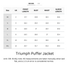 Triumph Puffer Jacket With Neck Protector & Hidden Pockets For Petites - For Cold Climates