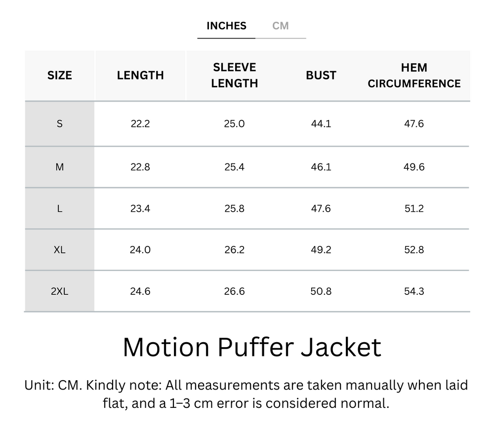 Waterproof, Windproof & Sun Protection Motion Puffer Jacket With Removable Hood - For Cold Climate
