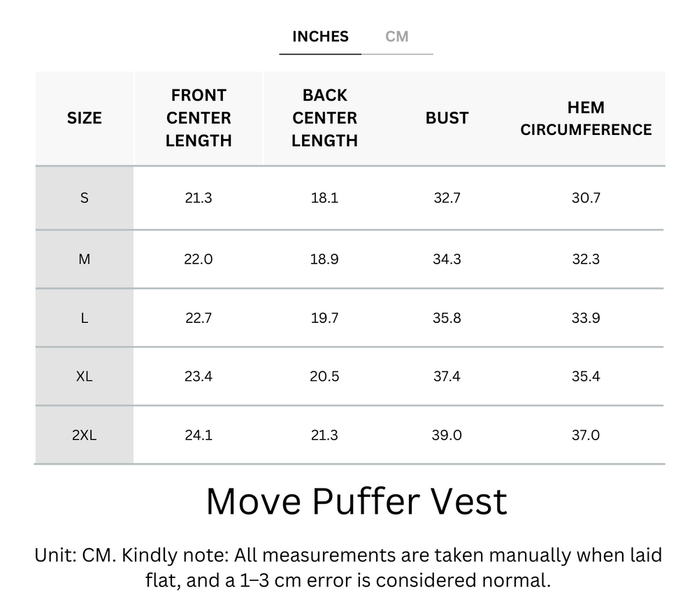 Waterproof & Windproof Move Puffer Vest - For Cold Climate