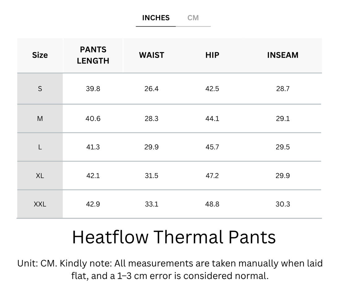 2-In-1 Heatflow Wrinkle-Free Thermal Pants With Adjustable Waistband & Pockets - For Cold Climates