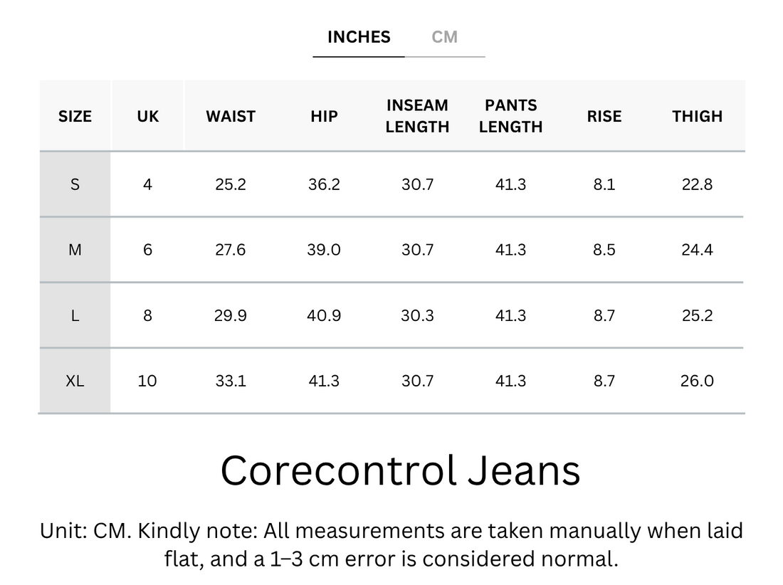 Cooling, Buttery Soft & Stretchy With Tummy Control Wide-Leg Corecontrol Jeans