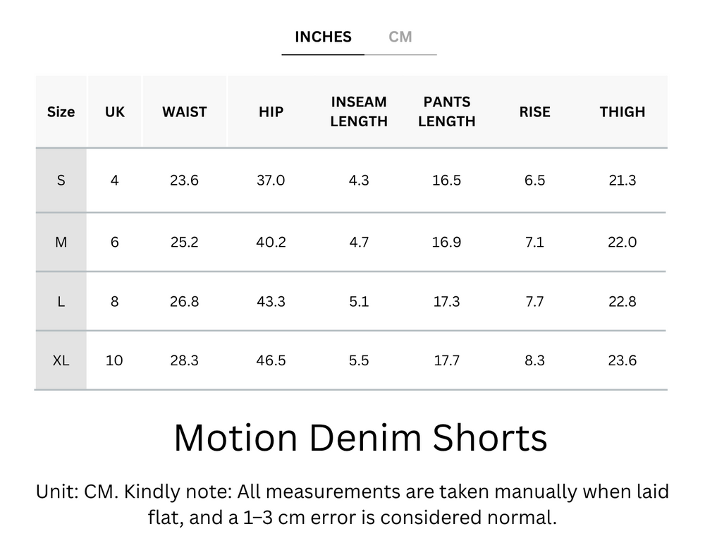 Cooling & Buttery Soft With Tummy-Tucking Waistline Motion Denim Shorts With Pockets