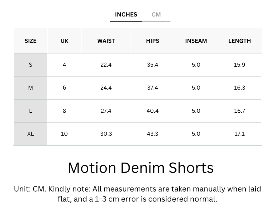 Cooling & Buttery Soft With Tummy-Tucking Waistline Motion Denim Shorts With Pockets
