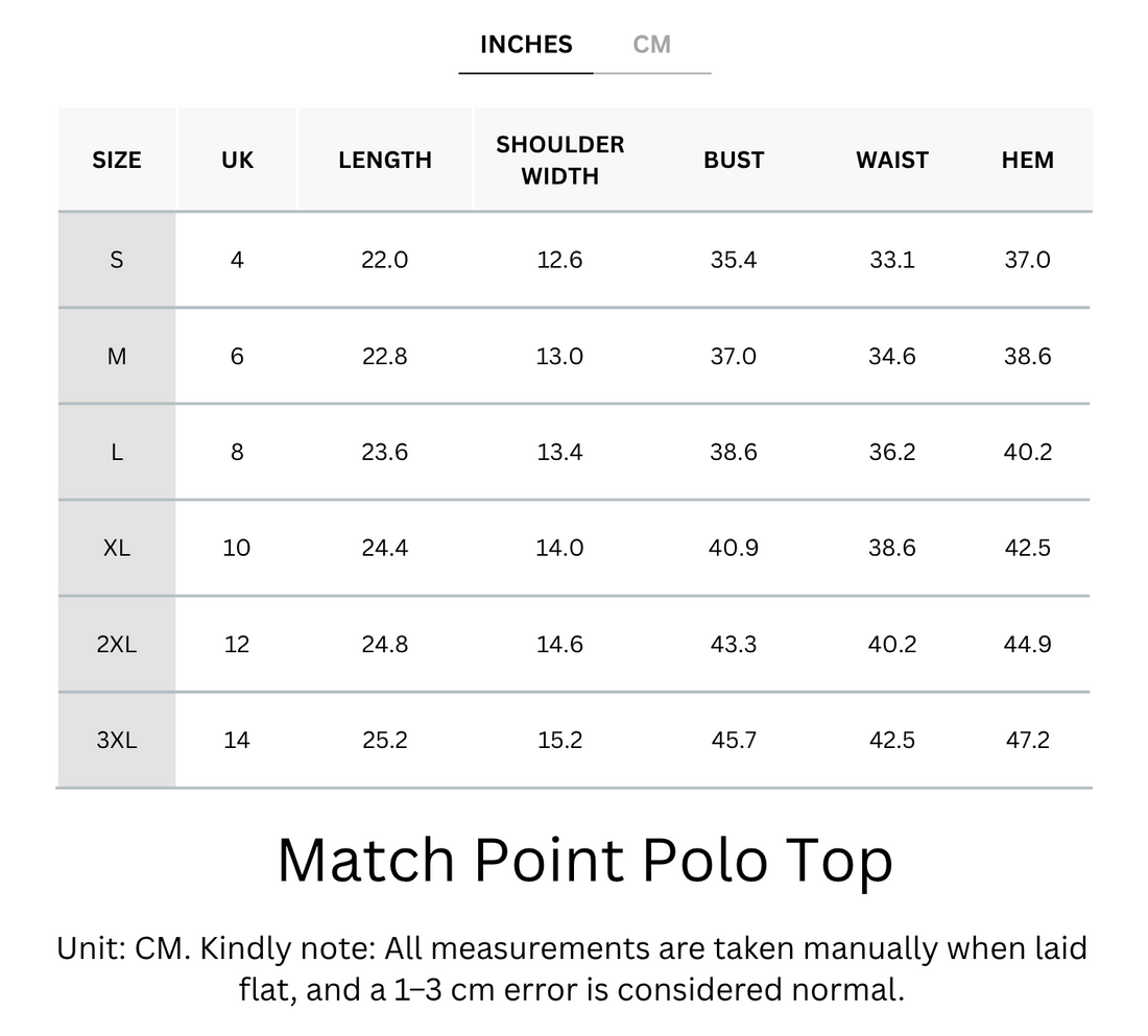 Buy 1, Get 1 Free - Cooling, Breathable & Sweat-Wicking Match Point Polo Top