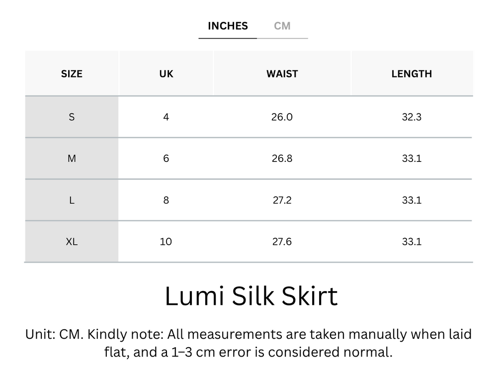 Cooling, Breathable & Crease-Free Lumi Silk Skirt With Zip
